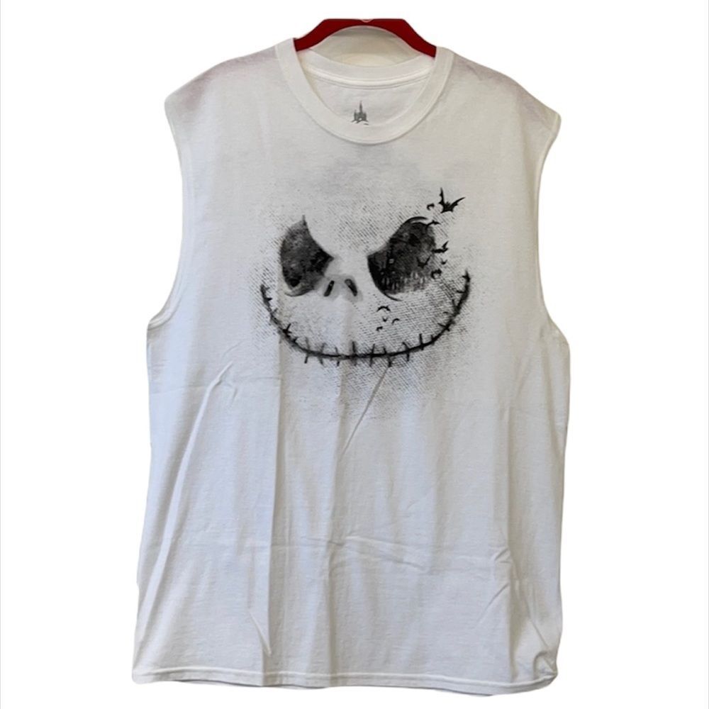 Disney Parks Jack Skellington Muscle T-shirt NEW Nightmare Before Christmas L